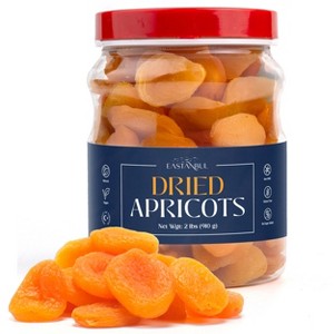 Eastanbul Dried Apricots, Apricots Dried Fruits Snacks, No Sugar Added, 2lb - 1 of 4