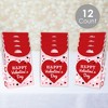 Big Dot of Happiness Conversation Hearts - Valentine’s Day Gift Favor Bags - Party Goodie Boxes - Set of 12 - 2 of 4