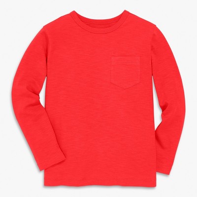 Primary Kids Long Sleeve Slub Pocket Tee