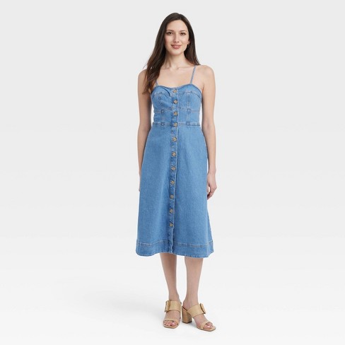 Summer A-Line Dress with Hat