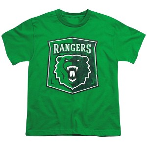 University Of Wisconsin Parkside Distressed Primary Logo Kids T-Shirt For Youth Kelly Green - 1 of 4