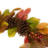 Northlight Leaves and Berries Twig Artificial Thanksgiving Wreath - 26-Inch, Unlit - 4 of 4