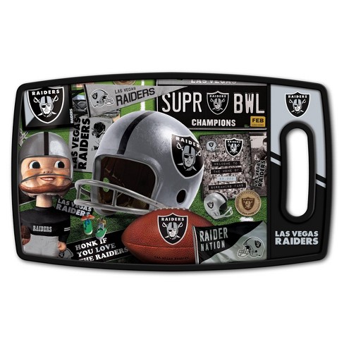 Nfl Las Vegas Raiders Retro Series Cutting Board : Target