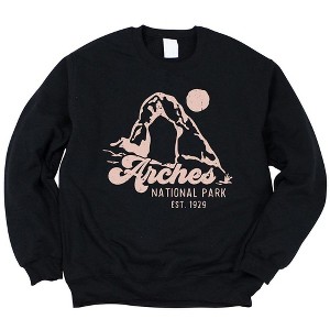 Simply Sage Market Women's Graphic Sweatshirt Vintage Arches National Park - 1 of 2