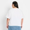 Women's Relaxed Short Sleeve Graphic T-Shirt - Future Collective White - 2 of 3