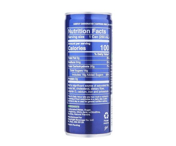 Wingman AeroFitness Citrus Mint Enhanced Beverage - 8.4 fl oz Can