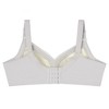 Agnes Orinda Women Push-Up Wirefree 4-Hook Lace Trim Adjustable Straps Comfort Bra - image 2 of 4