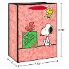 American Greetings 7.75"x4"x9.75" Peanuts Cub Snoopy and Present - 4 of 4