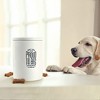 Fred Howligans Ceramic Treat Jar, Wax-Resist Airtight Stoneware Pet Treat Container with Silicone Seal for Storing Dog Snacks, Cat Treats, Cookies - 4 of 4