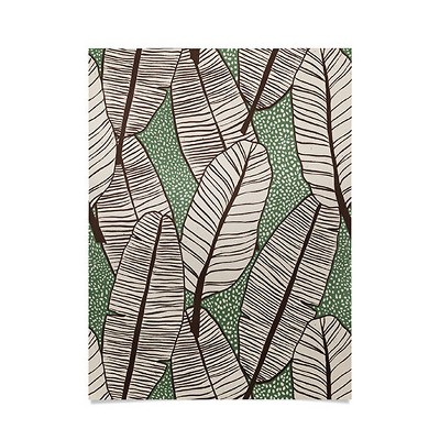 Alisa Galitsyna Tropical Banana Leaves Pattern 18" x 24" Poster - Society6