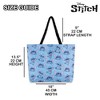 Disney Mickey and Stitch Tote bag - Girls, Boys, Teens, Adults - Mickey Minnie Mouse, Stitch, Classic Canvas Tote Travel Bag - 4 of 4