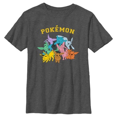 Nintendo Pokemon Eevee Evolutions Eeveelutions Black Size medium Shirt