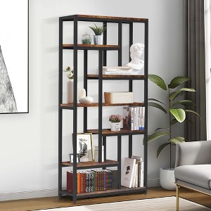 Kumasinova Modern 7 Tier Open Corner Display Bookshelf,Floor Standing Bookcase for Living Room,Bedroom,Office,Kitchen - 1 of 4