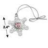 Loyola Marymount University Lions Metal Snowflake Christmas Tree Holiday Ornament - 3 of 3