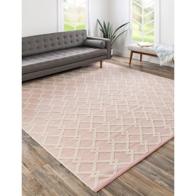 Dorset English Rose 10' Square Hand-Knotted Wool-Cotton Rug