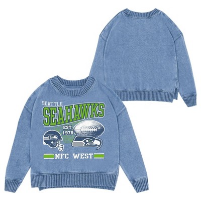 NFL Seattle Seahawks Women's Long Sleeve Fashion Fleece Sweatshirt