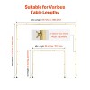 VEVOR Over The Table Rod Stand with Clamps, 13"-42" Tall & 28"-98" Length Adjustable, 2 Packs Table Arch Stand, Tabletop Balloon Arch Frame, Gold - 4 of 4