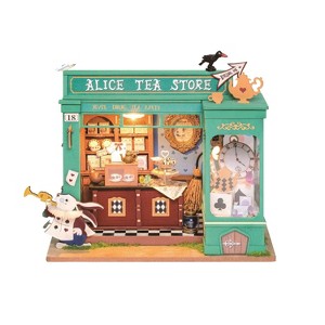 Hands Craft DIY Miniature House Kit Alice's Tea Store - 1 of 4