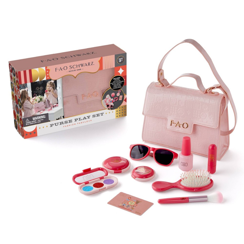 FAO Schwarz Glamour Purse Play Set Fashion Fabulous