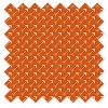 Bacati - Arrows Orange Crib/Toddler ruffles/skirt - 2 of 3