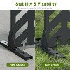 PexFix 72 in. x 47 in. Outdoor Privacy Rectangle Screen Galvanized Steel Panel Divider in Black - 4 of 4