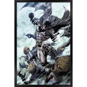 Trends International DC Comics Batman - Batman Fighting The Scarecrow Framed Wall Poster Prints - 1 of 4