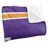 University Of Evansville Primary Logo Silky Touch Blanket White 50x60 - 3 of 4