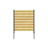 Grungis 2-Panel Cedar Wood Patio Decorative Screen,Privacy Fence Screen for Pool Equipment for Outside and Balcony,55"x38.5"W - 3 of 4
