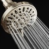 Six Setting High Pressure Luxury Slimline Shower Head with On/Off and Pause Mode - AquaDance - 2 of 4