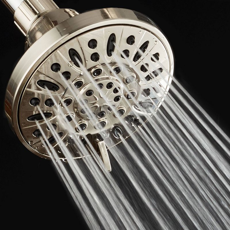 Six Setting High Pressure Luxury Slimline Shower Head with On/Off and Pause Mode - AquaDance, 3 of 8