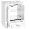 YOOCOZZ 24'' Freestanding Bathroom Vanity with Ceramic Sink,Silver Handles and Soft Closing Doors - 3 of 4