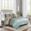 7Pcs Comforter Set, Bedding Set, Polyester Bed Comforter - 2 of 4