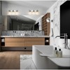 Fontaine 24" 3-Bulb Dimmable Vanity Light - Elegant Steel Fixture for Bathroom - 4 of 4