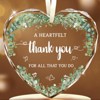 Thank You Gifts for Women, Thank You Glass Ornament Appreciation Gifts for Coworkers Teacher Best Friend - 4 of 4