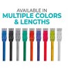 Monoprice Cat6 Ethernet Patch Cable - 14 Feet - Black | Network Internet Cord - RJ45, Stranded, 550Mhz, UTP, Pure Bare Copper Wire, 24AWG - Flexboot - 3 of 4
