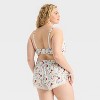 Women's Woven Bralette & Short Undergarment Set - Colsie™ - 2 of 3