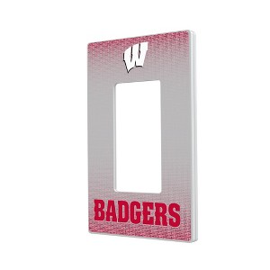 NCAA Big Ten Universities Linen Hidden-Screw Light Switch Plate for Single Rocker - 1 of 4