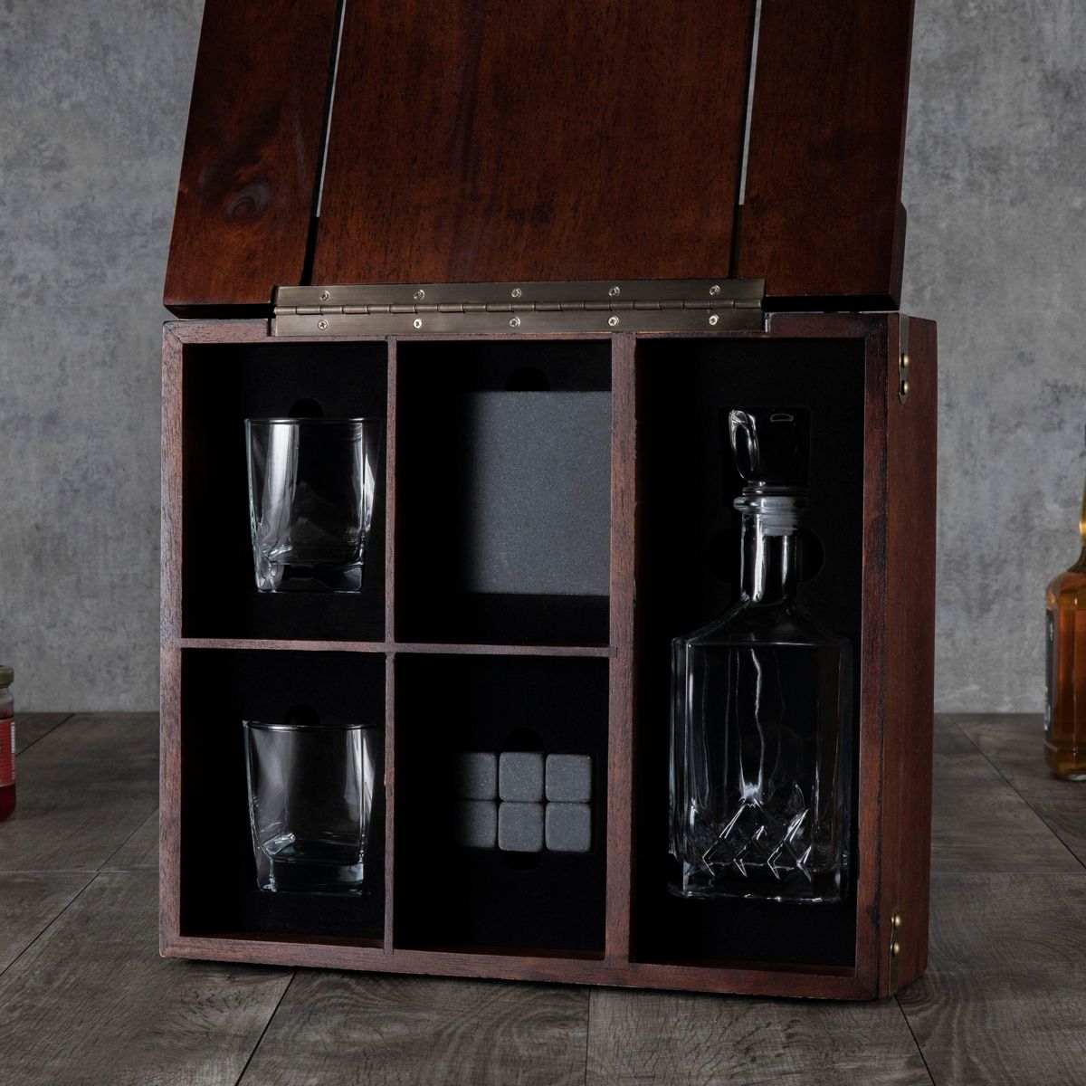 Picnic Time 12pc Barware Box with Decanter Gift Set