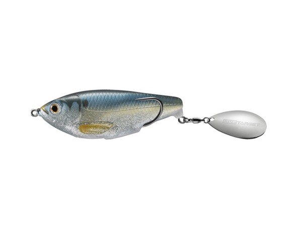 LiveTarget Lures Commotion Shad Hard Bait Lure - Glitter Blue Shad - 3 1/2" - 5/8 oz
