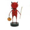 Lori Mitchell 4.75 In Lil' Devil Halloween Pitch Fork Horn Figurines - 2 of 2