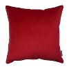 18.5"x18.5" Indoor Christmas Snowflakes and Berries Pillow Red Square 18-inch Throw Pillow  - Pillow Perfect - 2 of 4