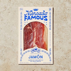 Mercado Famous Spanish Jamón 50% Iberico - 1 of 4