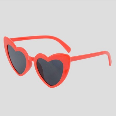 Anna-Kaci Active Women's Vibrant Heart-Shaped Fashion Sunglasses UV400 Protection
