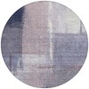 Lavender And Ivory Abstract Washable Indoor Outdoor Area Rug - 4 of 4