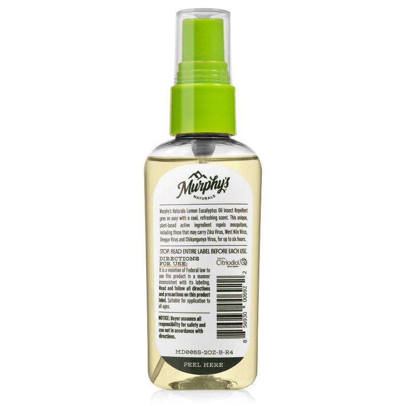 Murphy&#39;s Naturals Mosquito Repellent Lemon Eucalyptus Oil Spray - 2 fl oz, 2 of 6