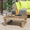 MOEPISY 27.5 inches Wide Patio Coffee Table - 2 of 4