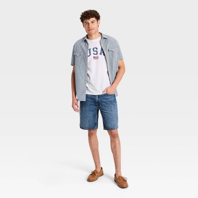 Мужские футболки Goodfellow & Co Men's Short Sleeve 'USA' Graphic T-Shirt - Goodfellow & Co™ White L — фото 3