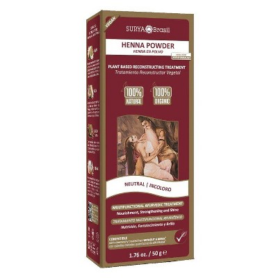 Henna Mahogany Powder by Surya Nature, Inc  -  1.76 oz Powder