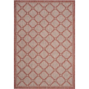 Courtyard CY8474 UV & Stain Resistant Non-Shedding Power Loomed Indoor/Outdoor Rugs - Safavieh - 1 of 3