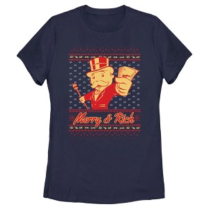 Women's Monopoly Merry and Rich T-Shirt - 1 of 4